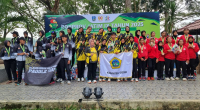 Cabor Dayung Kontingen Gresik Borong 6 Medali di Porprov Jatim 2025