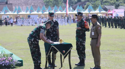 TMMD ke-124 Resmi Ditutup, Kasdam V Brawijaya: Tolong Jaga dan Rawat Hasilnya