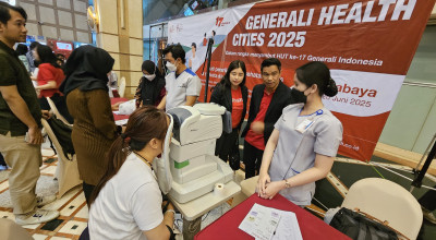 Sukses di Surabaya, Generali Health Cities Akan Hadir di 17 Kota Lain