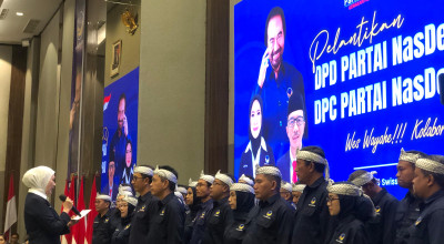 DPD dan DPC NasDem Surabaya Resmi Dilantik, Ini Targetnya