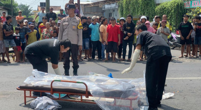 Emak-emak di Tulungagung Tewas Terlindas Truk, Sopir Kabur