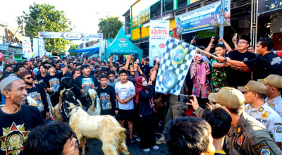 Melihat Lomba Arak-arakan Kambing, Tradisi Unik Idul Adha di Kalitutup Gresik