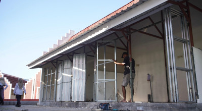 Pemkab Kediri Mulai Aktivasi Sentra PKL Simpang Lima Gumul