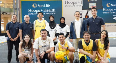 Sun Life Hoops+Health 3X3 Basketball Challenge: Promosikan Gaya Hidup Olahraga