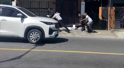 Alasan PMII Blitar Bentangkan Poster pada Wapres Gibran