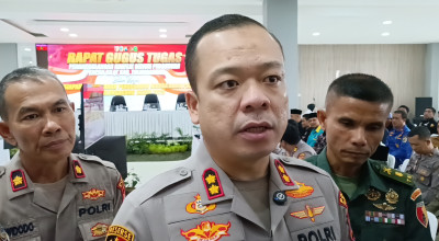 Ribuan Personel Gabungan Amankan Sah-sahan Warga Baru PSHT di Tulungagung