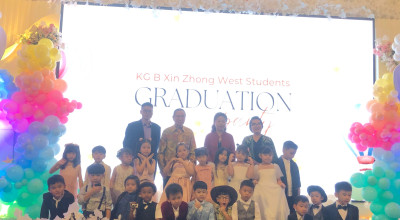 Penuh Keceriaan, KG B Xin Zhong School West Gelar Pesta Wisuda dengan Meriah