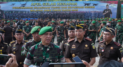 Kodam V Brawijaya Perkuat Pengamanan Kejati dan Kejari se-Jatim