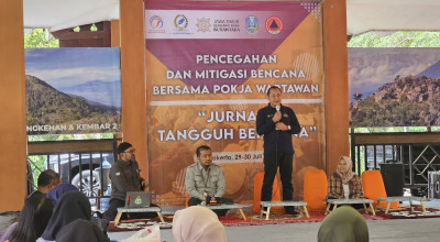 Kolaborasi Tangguh Bencana BPBD Jatim dan Jurnalis