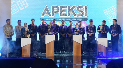 Keakraban Mbak Vinanda dan Delegasi APEKSI dalam Gala Dinner di Kota Kediri