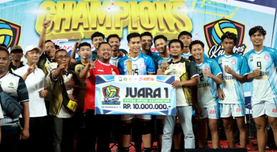 Turnamen Bola Voli Kapolres Gresik Cup 2025 Selesai, Berikut Daftar Juaranya