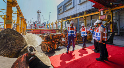 Pelindo Marine Hibahkan Mesin Kapal Tingkatkan SDM Maritim
