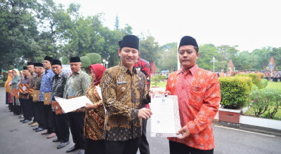 Bupati Trenggalek Launching 157 Koperasi Desa Merah Putih