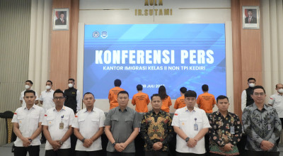 Imigrasi Kediri Amankan WNA asal Jepang, Pakistan dan Yaman di Kampung Inggris