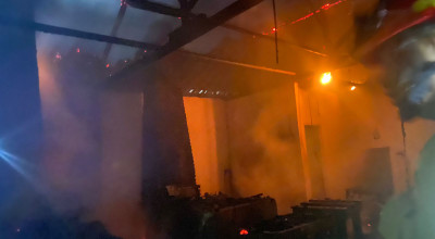 Diduga Karena Lalai, Pabrik Penggorengan Tahu di Trenggalek Terbakar