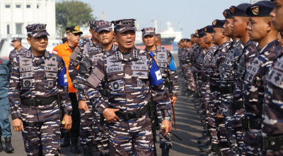 Koarmada II Gelar Latihan Kesiapsiagaan Operasi, Siap Tangani Kecelakaan Laut