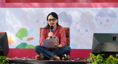 Pesan Mbak Cicha di Hari Anak Nasional: Bijak Gunakan Gadget dan Berselancar di Internet