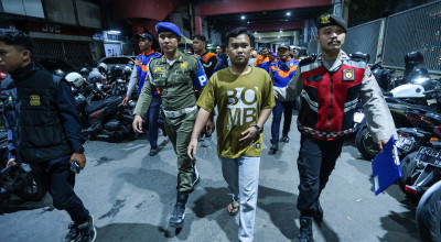 13 Jukir Liar di Jalan Tunjungan Digelandang ke Polrestabes Surabaya