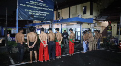 Berbuat Onar, Belasan Pesilat di Blitar Diamankan Polisi