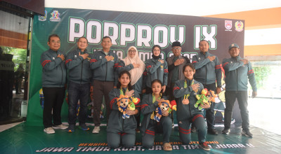 Kota Kediri Finish Urutan 4 di Porprov Jatim 2025, Raihan Medali Naik Tajam
