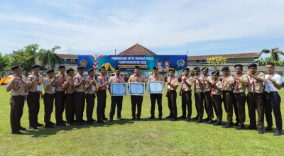 Kontingen Pramuka Lapas Tulungagung Raih Juara Umum
