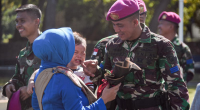 Momen Haru Satgasmar Pam Pulau Terluar Pulang Kampung