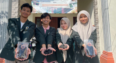 Mahasiswa UINSA Sulap Limbah Sekam Padi Jadi Energi Ramah Lingkungan