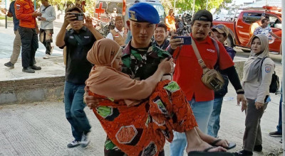 Antisipasi Tsunami, Lanal Gorontalo Siapkan Posko dan Layanan Kesehatan