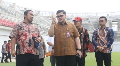 Mas Dhito Pastikan Pembangunan Stadion Gelora Daha Jayati Tuntas 2027