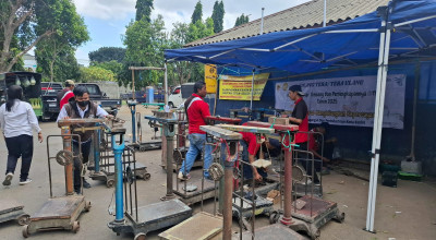 Timbangan Pedagang Pasar dan Toko Emas di Kota Kediri Ditera Ulang