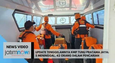 Video: Update Tenggelamnya KMP Tunu Pratama Jaya: 5 Meninggal, 42 Orang dalam Pencarian