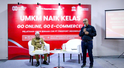 PT Freeport Indonesia Beri Pelatihan Digital 9 UMKM Binaan