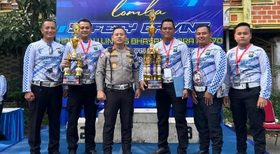 Polres Gresik Raih Prestasi di Lomba Safety Driving Hari Lalu Lintas Bhayangkara