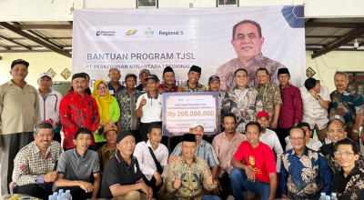 PTPN I Regional 5 Gelontorkan Rp200 Juta untuk Irigasi, Petani Blitar Sumringah