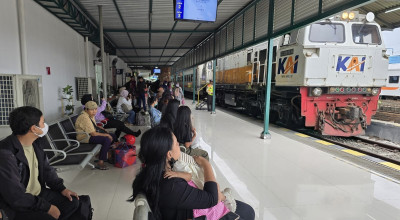 Stasiun Pegadenbaru Bisa Dilalui, KA dari Daop 7 Madiun Berangkat Sesuai Jadwal