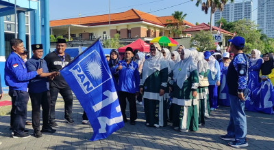Milad ke-27, PAN Gresik Gelar Jalan Sehat Bertema Doa Untuk Negeri