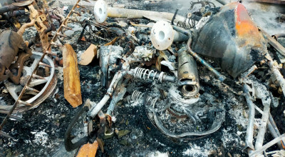 Cerita Pemilik Motor yang Dibakar Massa Ricuh di Depan Grahadi Surabaya