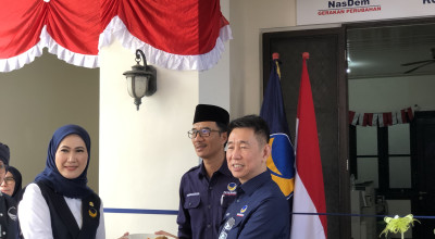 DPD NasDem Surabaya Resmikan Kantor Baru, Janji Bawa Manfaat pada Warga Sekitar