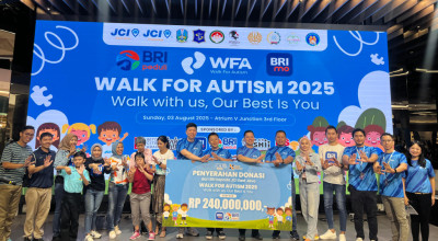 JCI East Java dan BRI Peduli Salurkan Beasiswa untuk Anak Autis