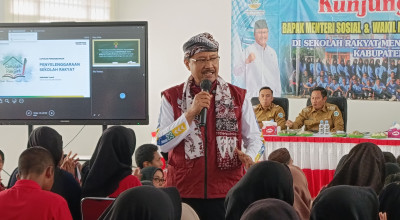 Mensos Gus Ipul Tinjau Sekolah Rakyat di Lamongan
