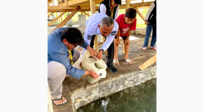 Unitomo Gandeng BUMDes Jatiurip Ciptakan Sektor Ekonomi Baru Lewat Budidaya Lele