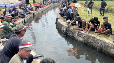 Ribuan Warga Kota Kediri Ikuti Lomba Mancing, Berebut 2,6 Ton Lele dan 35 Maskot