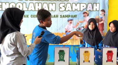 Kreatif! Siswa SDN 2 Remen Tuban Sulap Sampah Jadi Karya Seni