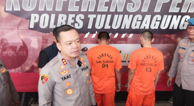 Peredaran Sabu 1,2 Kilogram Digagalkan Polres Tulungagung