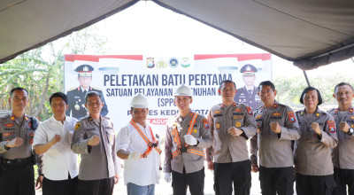 Polres Kediri Kota Mulai Pembangunan SPPG di Semampir