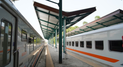 Stasiun Kediri Bangun Peron Tinggi, Permudah Aksesibilitas-Jaga Ketepatan Jadwal