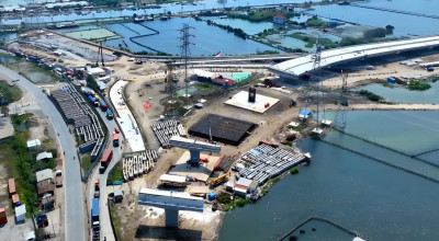 SIG Pasok Ribuan Ton Semen untuk Tol Semarang-Demak