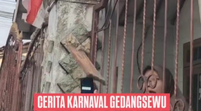 Video Genteng Rumah Rontok Saat Karnaval Sound System di Kediri Viral di Medsos