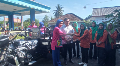 Dukung Pengolahan Sampah, Satib Beri Bantuan ke Bank Sampah di Jember