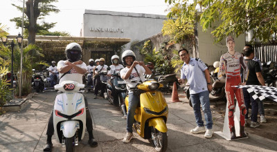 Zona Nyaman Federal Oil Hadir di Surabaya, Manjakan Pengguna Motor Matic